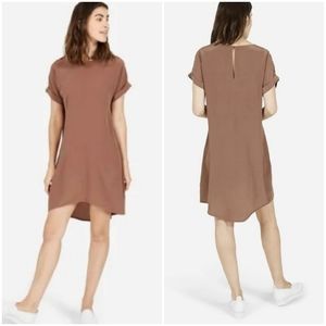 Everlane The Silk Short Sleeve Dress